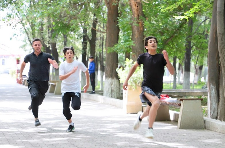 “İdmanla bir gün” layihəsi çərçivəsində açıq havada idman yarışları keçirilib <font color=red> - FOTOLAR</font>