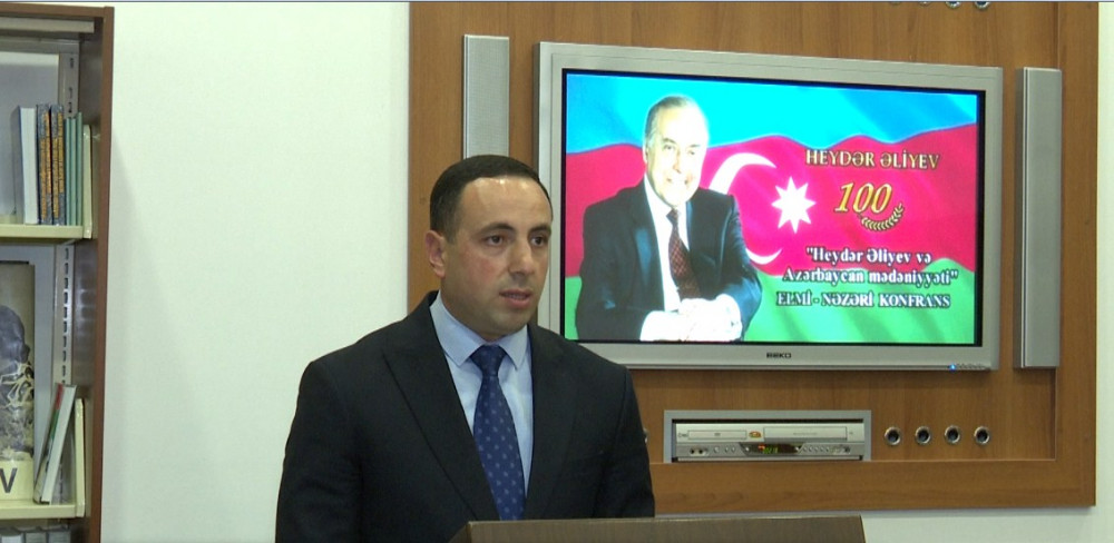 “Heydər Əliyev İli” çərçivəsində elmi-nəzəri konfrans keçirilib<font color=red> - FOTOLAR</font>