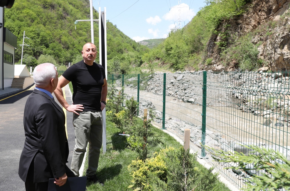 Kəlbəcər rayonunda “Qamışlı” Kiçik Su Elektrik Stansiyası istifadəyə verilib<font color=red> - FOTOLAR</font>