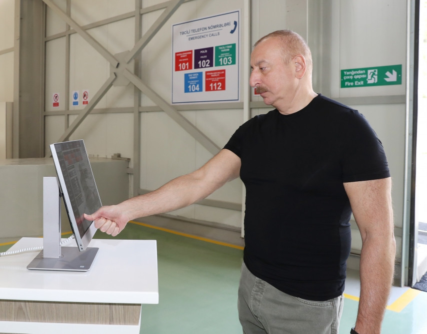 Prezident İlham Əliyev Kəlbəcər rayonunda “Meydan” Kiçik Su Elektrik Stansiyasının açılışını edib<font color=red> - FOTOLAR</font>