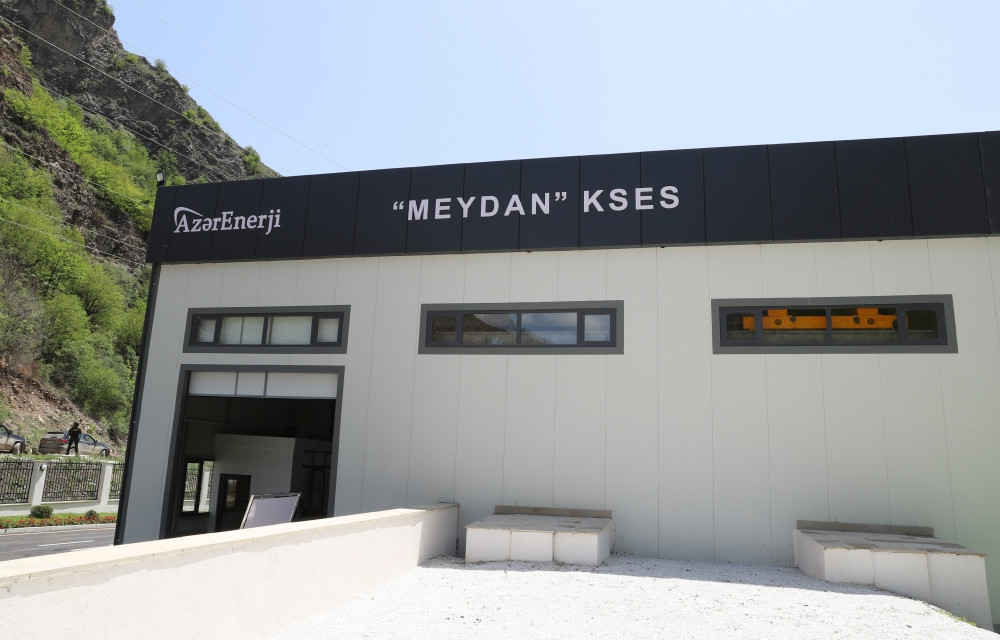 Prezident İlham Əliyev Kəlbəcər rayonunda “Meydan” Kiçik Su Elektrik Stansiyasının açılışını edib<font color=red> - FOTOLAR</font>