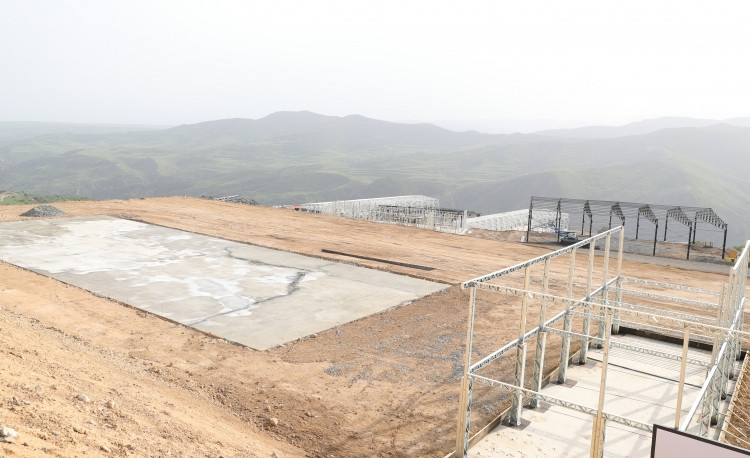 Prezident İlham Əliyev Laçın şəhərində Aqro və Sənaye Parkında görülən işlərlə tanış olub<font color=red> - FOTOLAR</font>