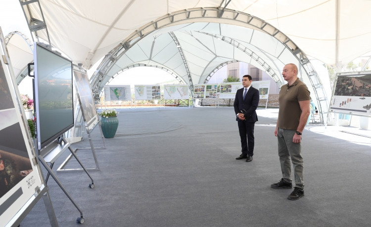 Laçında İşğal və Zəfər Muzeyi Kompleksinin təməli qoyulub<font color=red> - FOTOLAR</font>