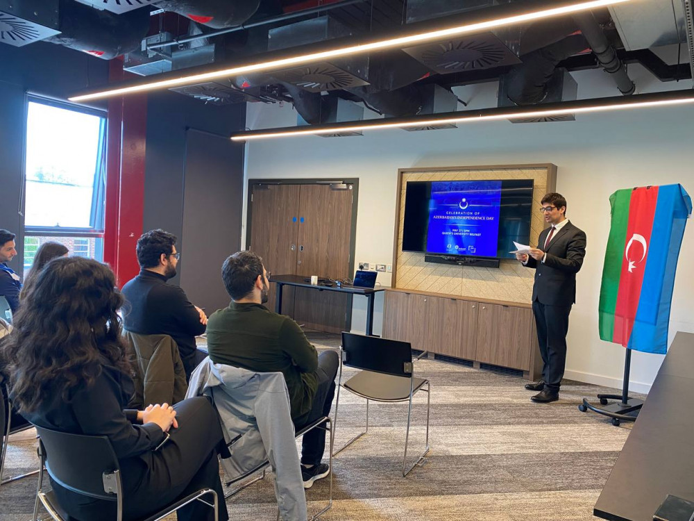 Xaricdə təhsil alan gənclər Müstəqillik Gününə həsr olunmuş tədbirlər keçirib<font color=red> - FOTOLAR</font>