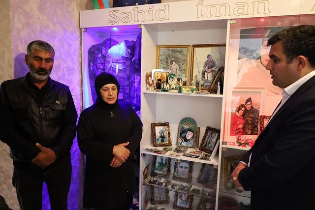 Ceyhun Cəlilov Şahbuzda şəhid ailələri ilə görüşüb<font color=red> - FOTOLAR</font>