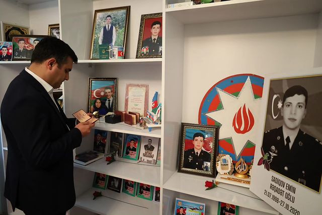 Ceyhun Cəlilov Şahbuzda şəhid ailələri ilə görüşüb<font color=red> - FOTOLAR</font>