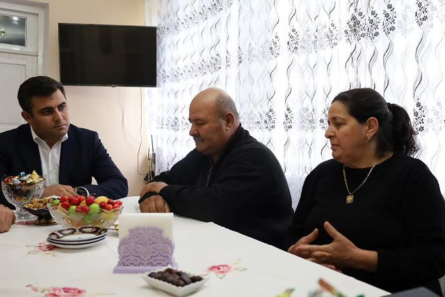 Ceyhun Cəlilov Şahbuzda şəhid ailələri ilə görüşüb<font color=red> - FOTOLAR</font>