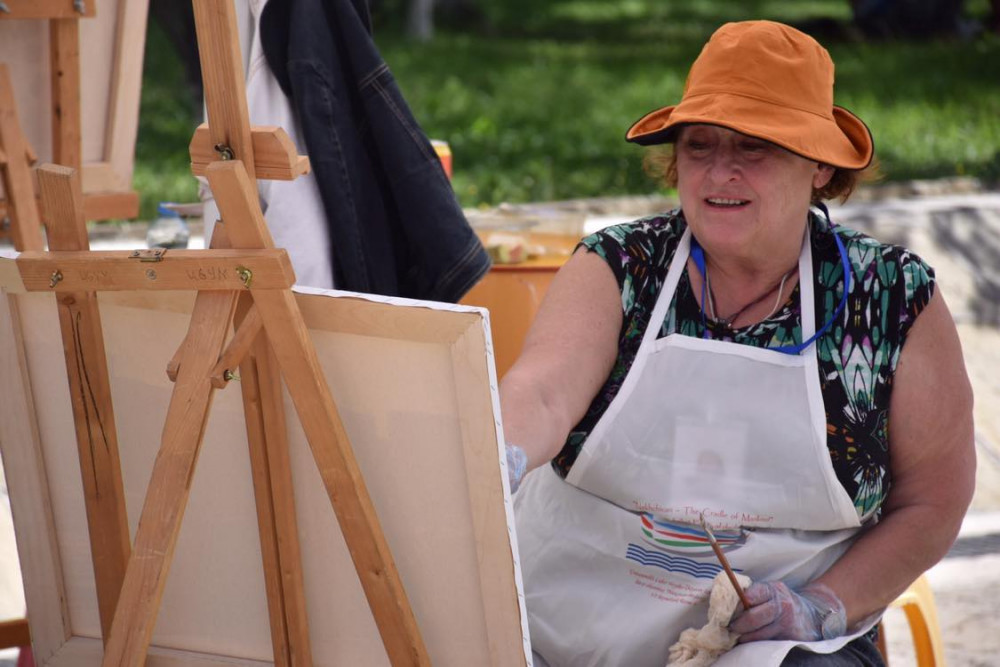 "Naxçıvan Bəşəriyyətin Beşiyi" VI Beynəlxalq Rəsm Festivalından<font color='red'> - FOTOREPORTAJ</font><font color=red> - FOTOLAR</font>