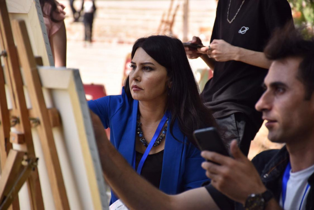 "Naxçıvan Bəşəriyyətin Beşiyi" VI Beynəlxalq Rəsm Festivalından<font color='red'> - FOTOREPORTAJ</font><font color=red> - FOTOLAR</font>