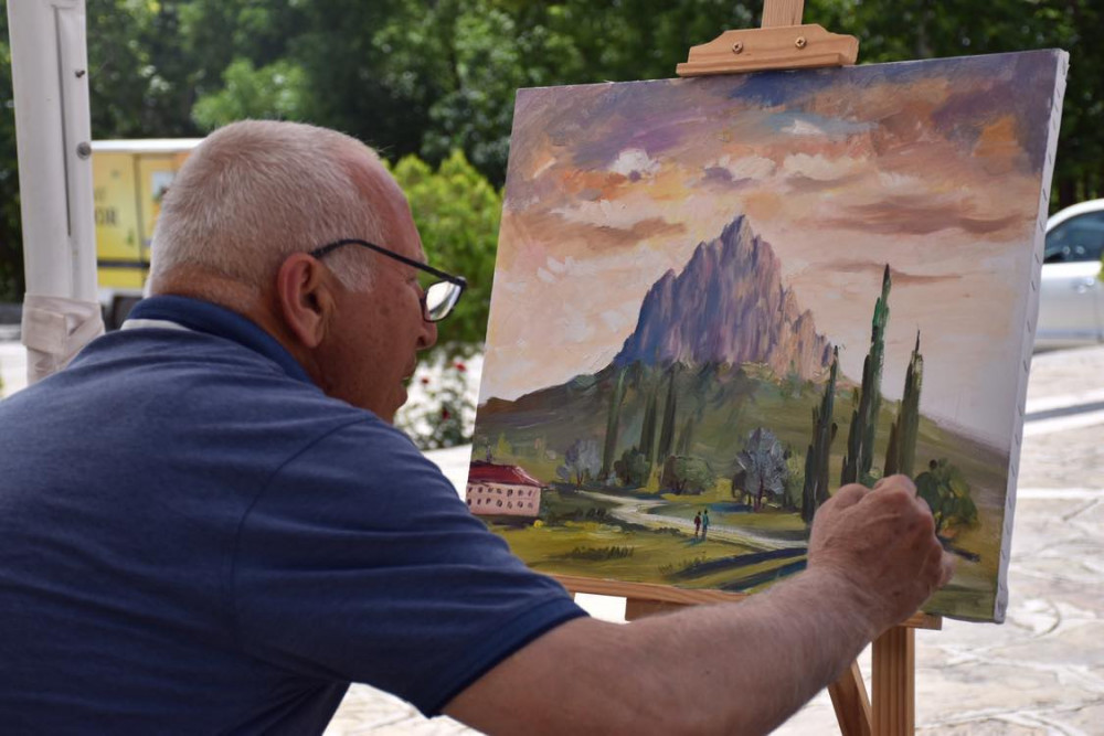 "Naxçıvan Bəşəriyyətin Beşiyi" VI Beynəlxalq Rəsm Festivalından<font color='red'> - FOTOREPORTAJ</font><font color=red> - FOTOLAR</font>