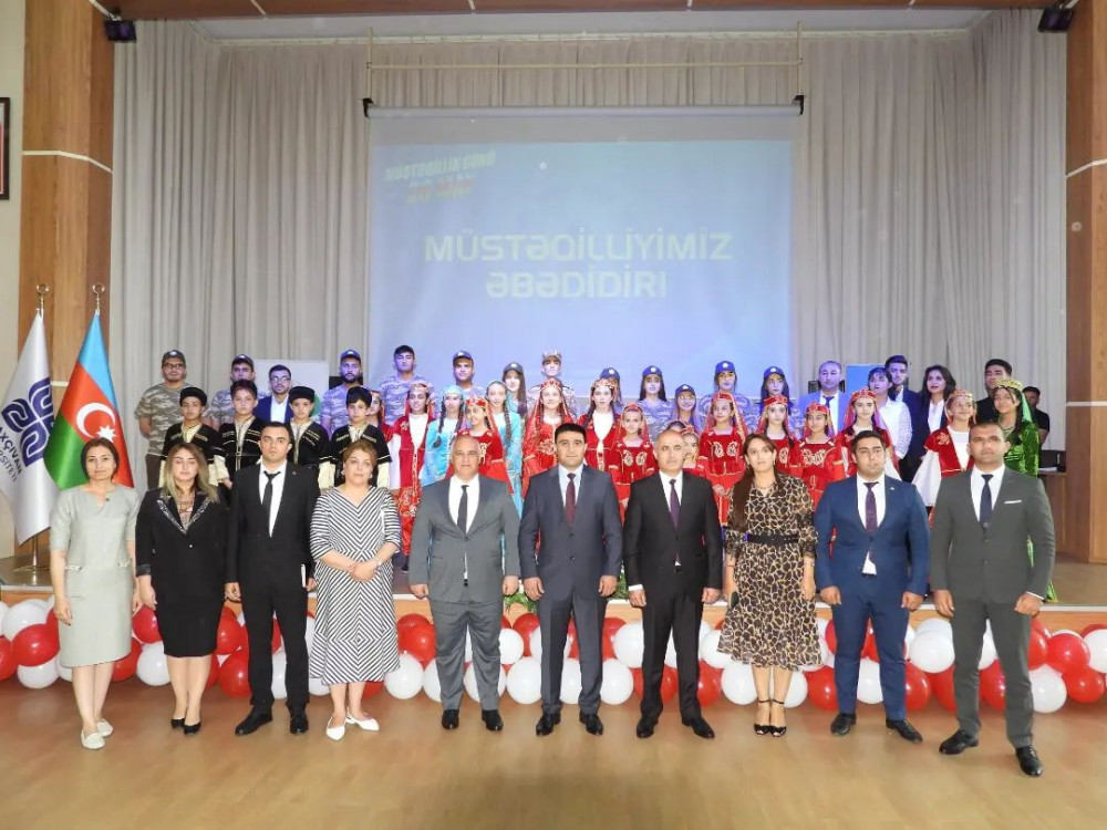 "Naxçıvan" Universitetində “Müstəqilliyimiz əbədidir!” adlı tədbir keçirilib<font color=red> - FOTOLAR</font>