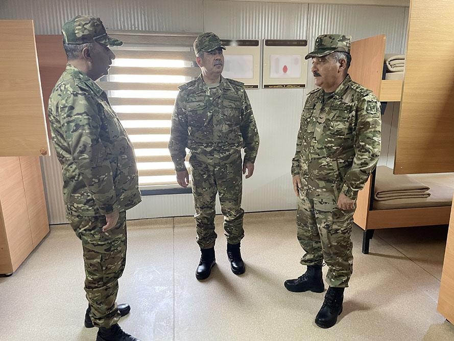 Zakir Həsənov azad edilmiş ərazilərə gedib, yeni hərbi obyektlərin açılışında iştirak edib<font color=red> - FOTOLAR</font>