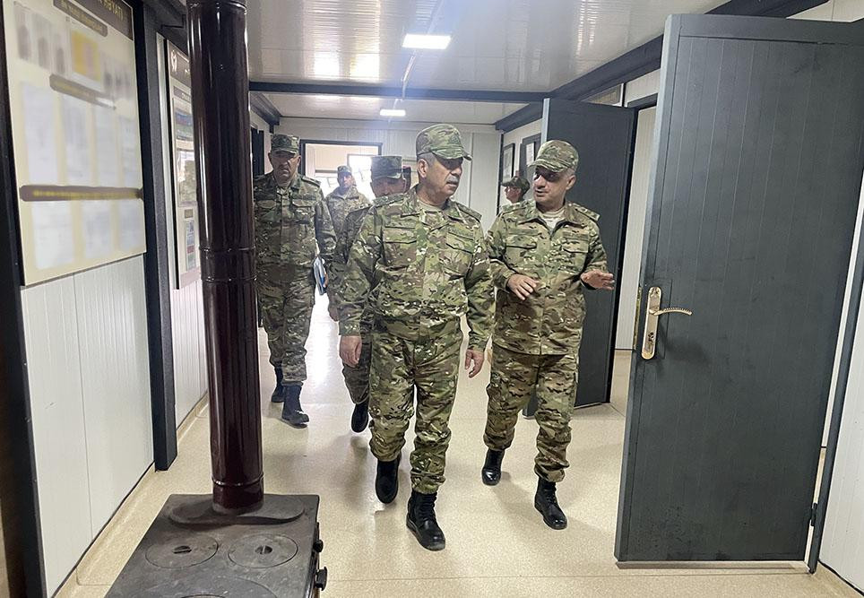 Zakir Həsənov azad edilmiş ərazilərə gedib, yeni hərbi obyektlərin açılışında iştirak edib<font color=red> - FOTOLAR</font>