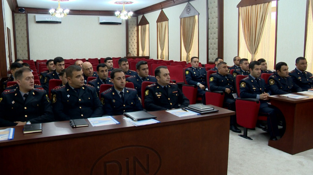 Naxçıvan Muxtar Respublikası Daxili İşlər Nazirliyinin əməkdaşları təlimdə iştirak edib<font color=red> - FOTOLAR</font>