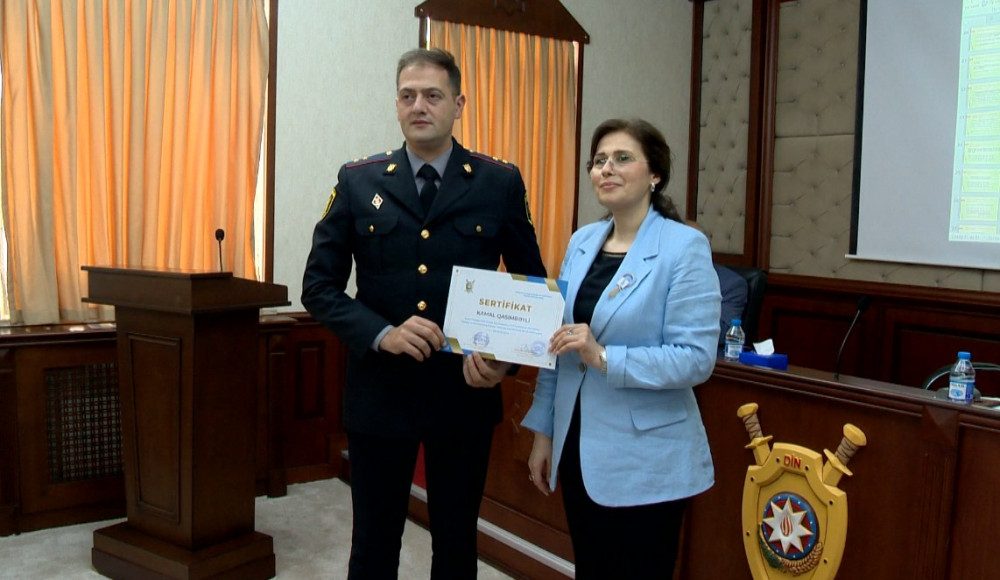 Naxçıvan Muxtar Respublikası Daxili İşlər Nazirliyinin əməkdaşları təlimdə iştirak edib<font color=red> - FOTOLAR</font>