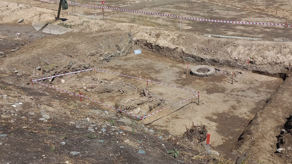 Ağdamda kütləvi məzarlıq aşkarlanıb<font color=red> - FOTOLAR</font>