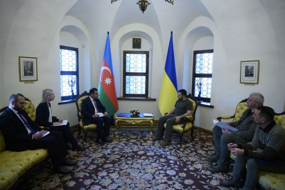 Volodimir Zelenski Azərbaycanın göstərdiyi humanitar yardıma görə təşəkkürünü bildirib<font color=red> - FOTOLAR</font>