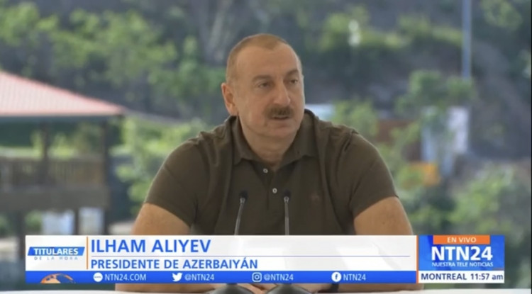 Kolumbiya telekanalında Vətən müharibəsinin yaratdığı yeni reallıqlar barədə süjet yayımlanıb<font color=red> - FOTOLAR</font>