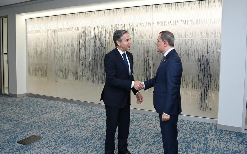 Ceyhun Bayramov Antoni Blinkenlə görüşüb<font color=red> - FOTOLAR</font>