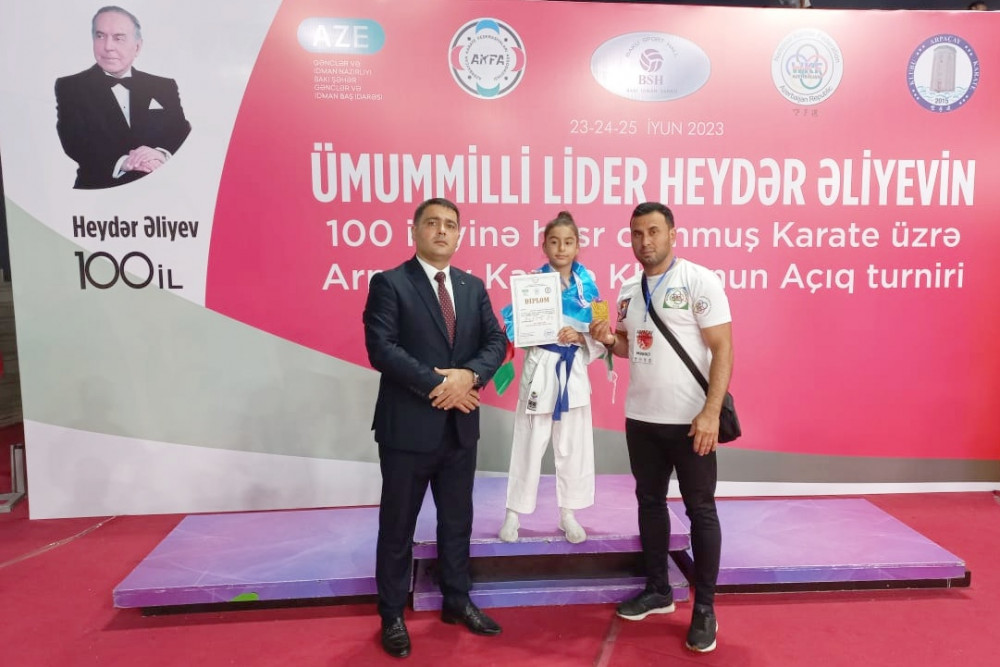 Naxçıvan karateçiləri açıq turnirdə 28 medal qazanıb<font color=red> - FOTOLAR</font>