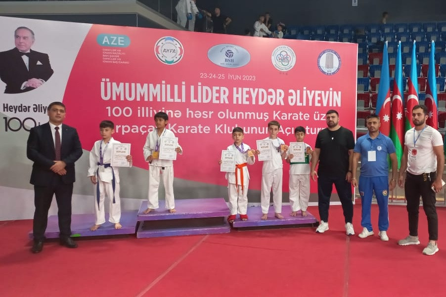Naxçıvan karateçiləri açıq turnirdə 28 medal qazanıb<font color=red> - FOTOLAR</font>