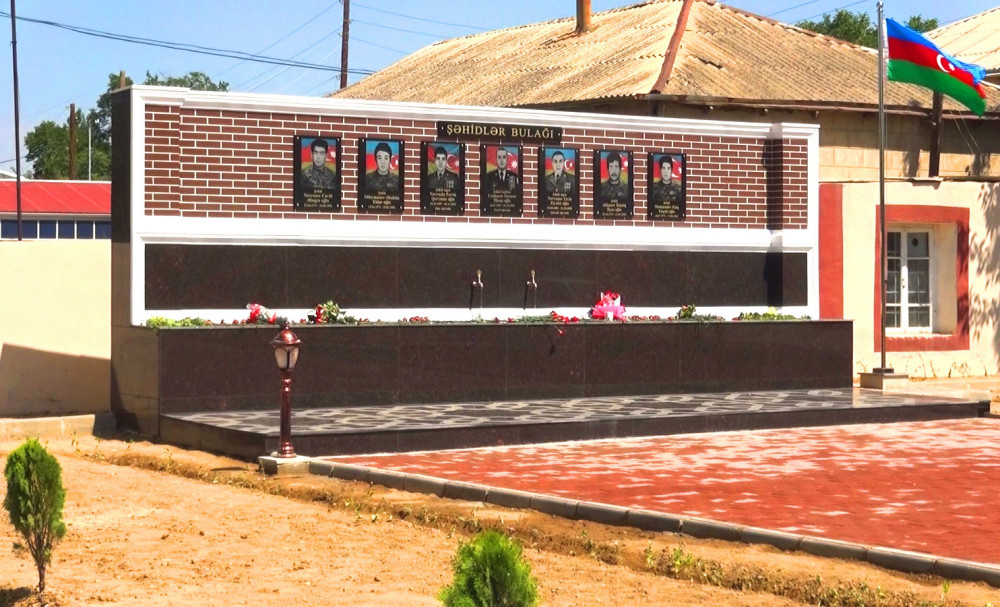 Şərur rayonunun Çərçiboğan kəndində şəhidlər bulaq-abidə kompleksi istifadəyə verilib<font color=red> - FOTOLAR</font>