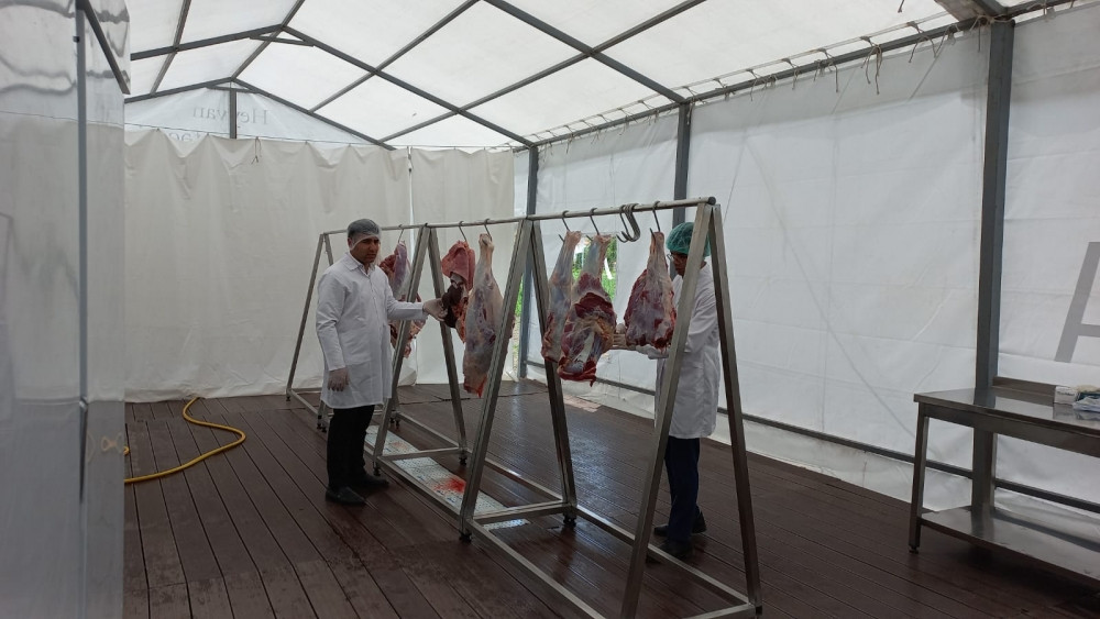 Talış kəndində otuz ildən sonra ilk dəfə qurban kəsilib<font color=red> - FOTOLAR</font>