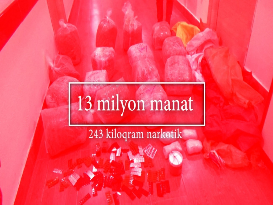 “Qara” bazarda dəyəri 13 milyon manatlıq narkotik vasitə dövriyyədən çıxarılıb<font color=red> - FOTOLAR</font>