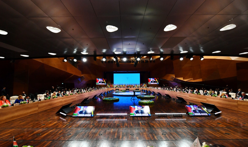 Prezident İlham Əliyev Bakıda keçirilən Qoşulmama Hərəkatının Əlaqələndirmə Bürosunun nazirlər görüşündə iştirak edib<font color='red'> - YENİLƏNİB 1</font><font color=red> - FOTOLAR</font>