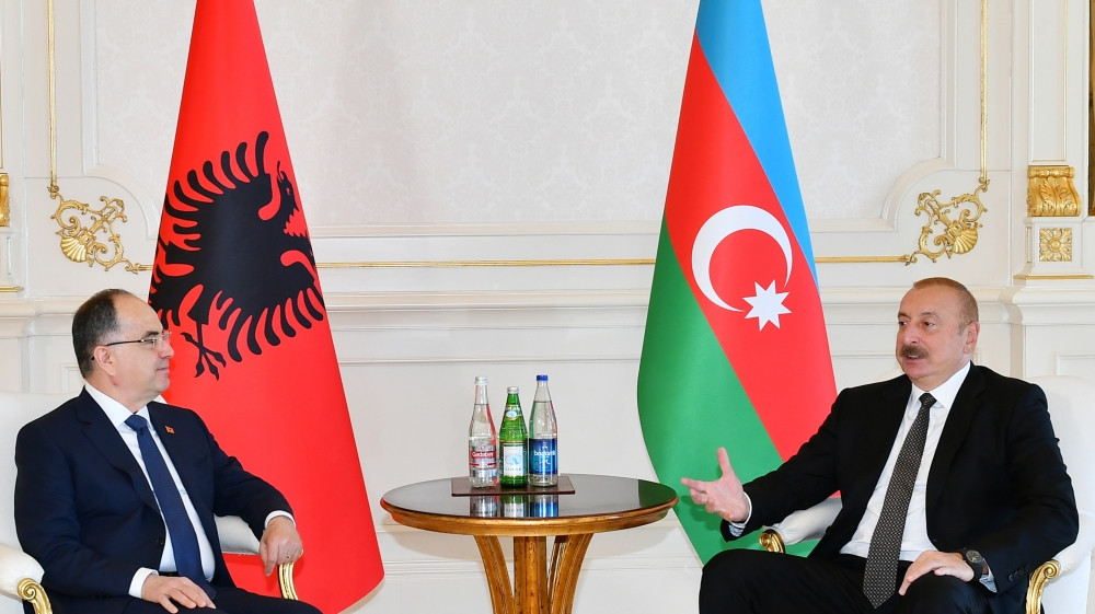 Azərbaycan və Albaniya prezidentlərinin təkbətək görüşü keçirilib <font color='red'> - YENİLƏNİB</font><font color=red> - FOTOLAR</font>