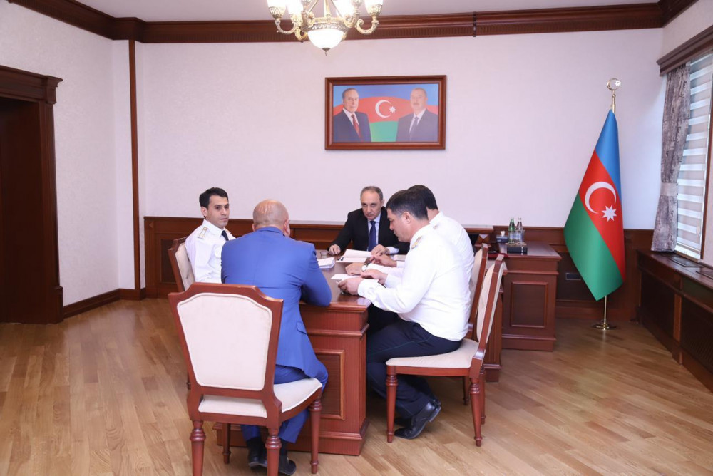 Baş prokuror Naxçıvanda 70 vətəndaşı qəbul edib<font color=red> - FOTOLAR</font>