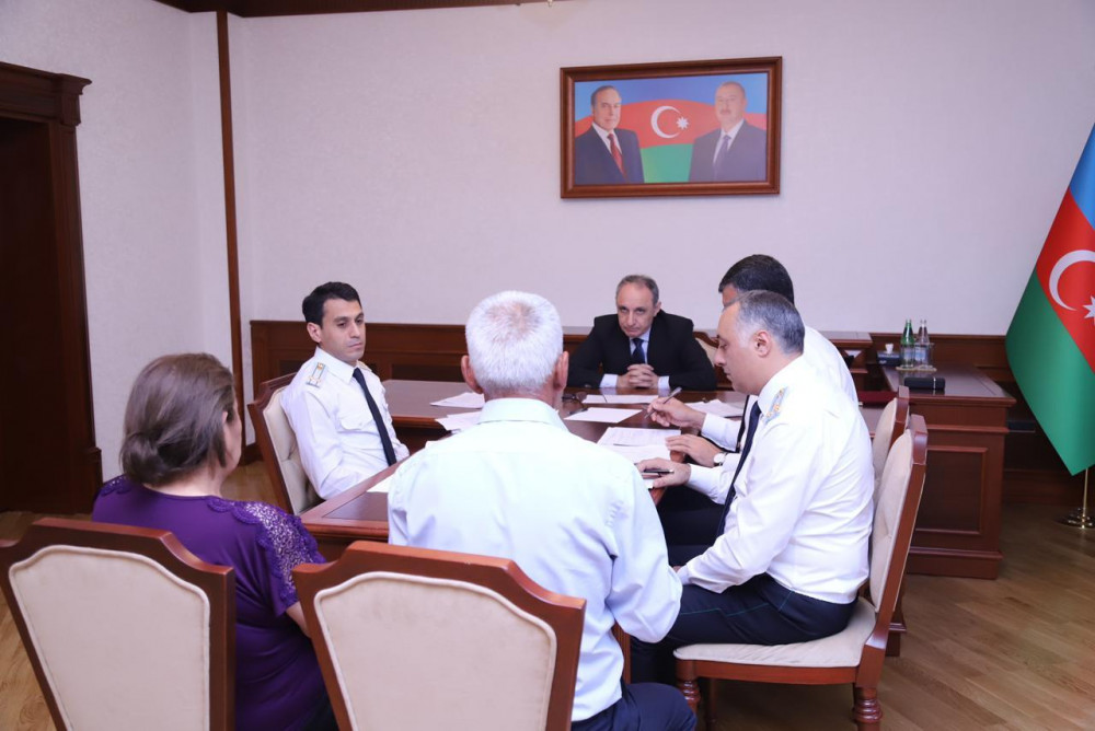 Baş prokuror Naxçıvanda 70 vətəndaşı qəbul edib<font color=red> - FOTOLAR</font>