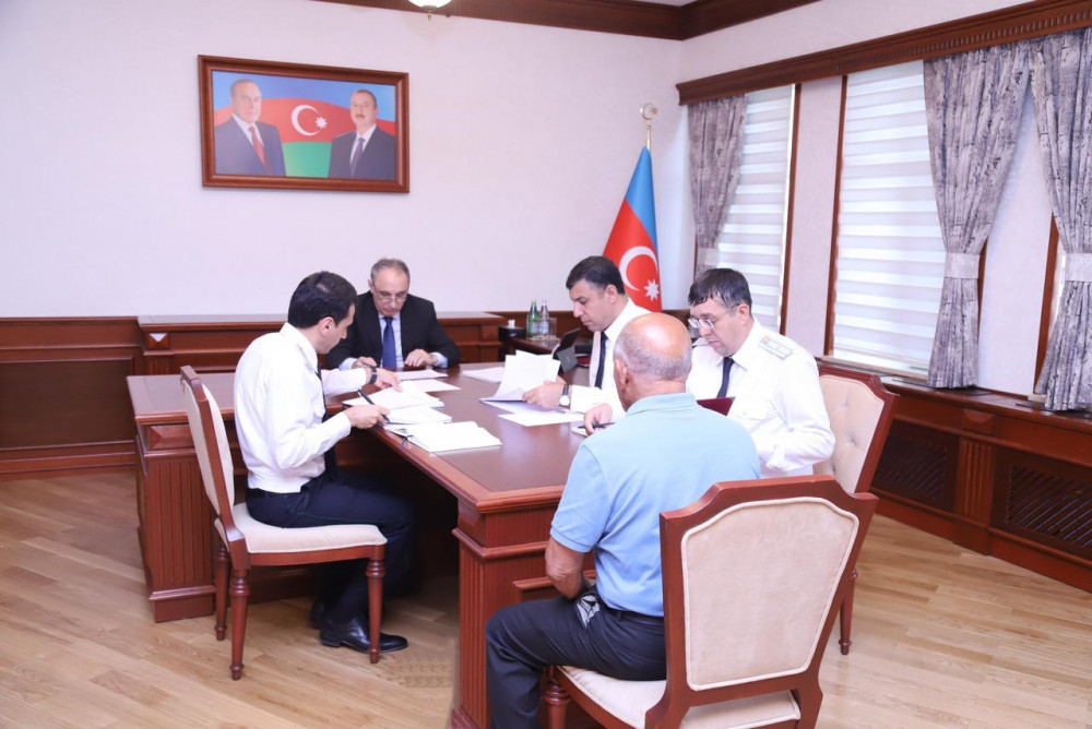 Baş prokuror Naxçıvanda 70 vətəndaşı qəbul edib<font color=red> - FOTOLAR</font>