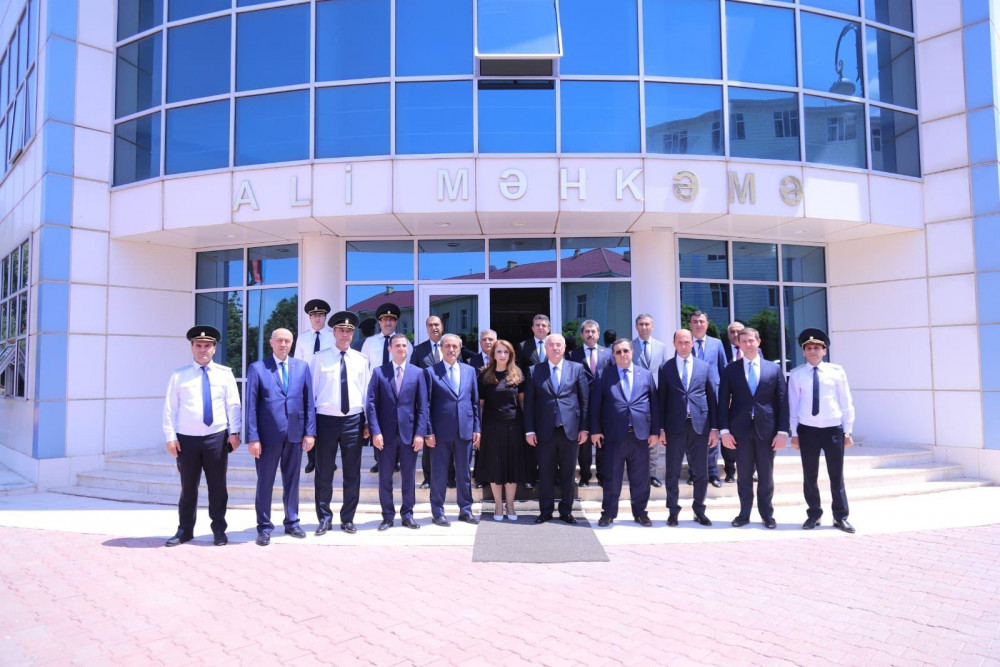 Türkiyənin Ali Məhkəməsinin sədri və Ali Məhkəmənin Baş prokurorunun Naxçıvana səfəri başa çatıb<font color=red> - FOTOLAR</font>