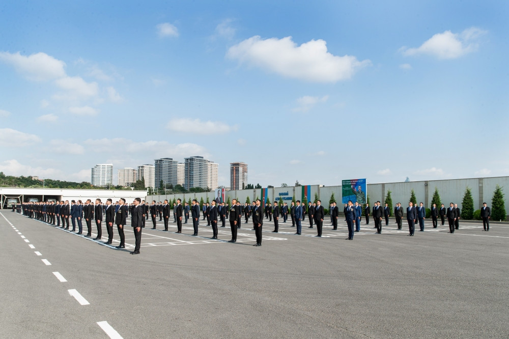 Daha 29 Vətən müharibəsi iştirakçısı polis orqanlarında xidmətə qəbul olunub<font color=red> - FOTOLAR</font>