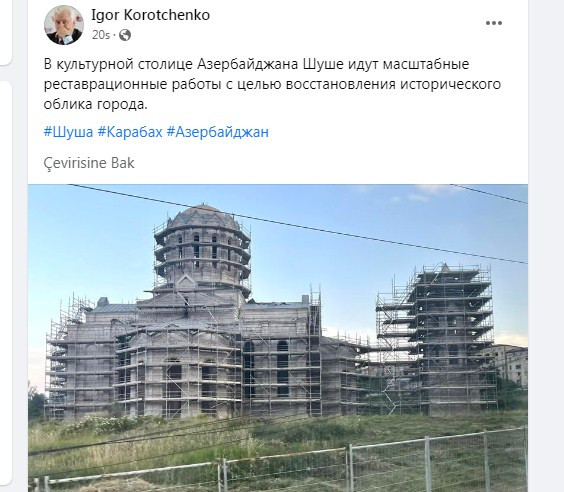 Rusiyalı hərbi ekspert Qarabağda gördüklərindən yazır<font color=red> - FOTOLAR</font>