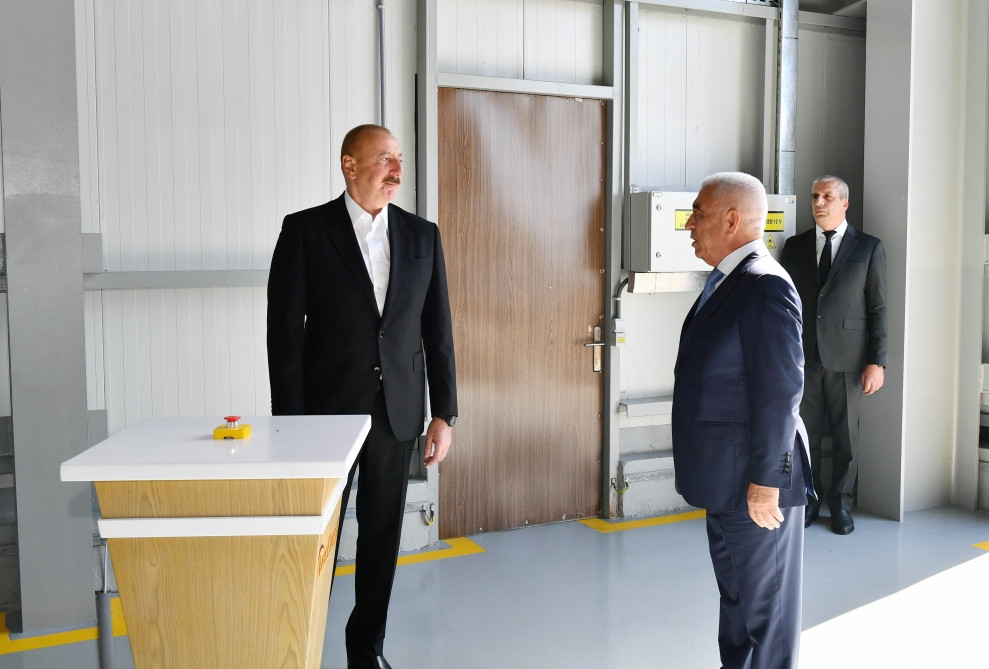 Prezident İlham Əliyev “Şimal” Elektrik Stansiyasının yeni estakadasının və su nasos stansiyalarının açılışında iştirak edib<font color=red> - FOTOLAR</font>