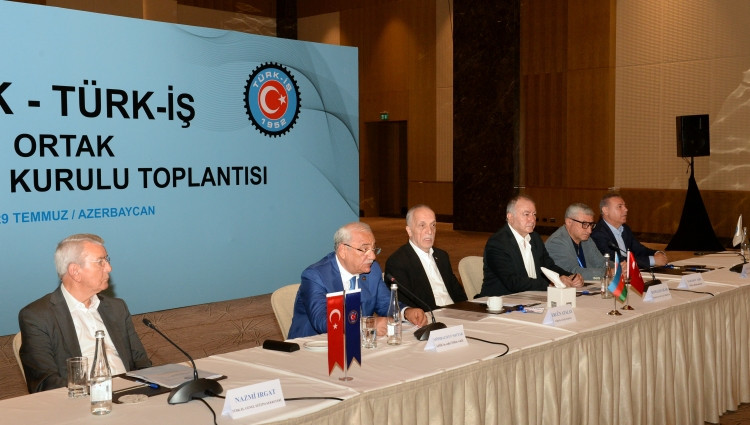 Bakıda AHİK və TURK İŞ-in birgə toplantısı olub<font color=red> - FOTOLAR</font>