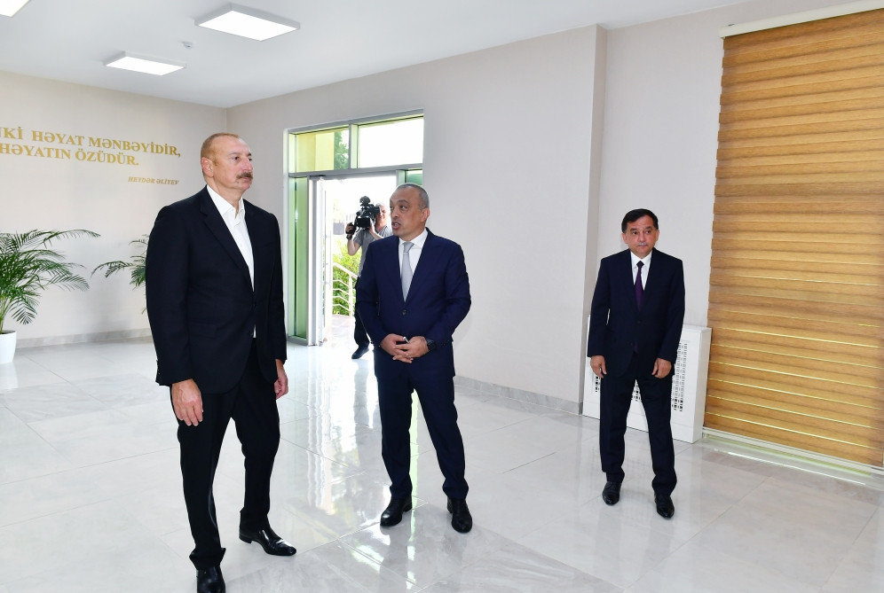 Qazax şəhərinin su təchizatı və kanalizasiya sistemləri istismara verilib<font color='red'> - YENİLƏNİB</font><font color=red> - FOTOLAR</font>
