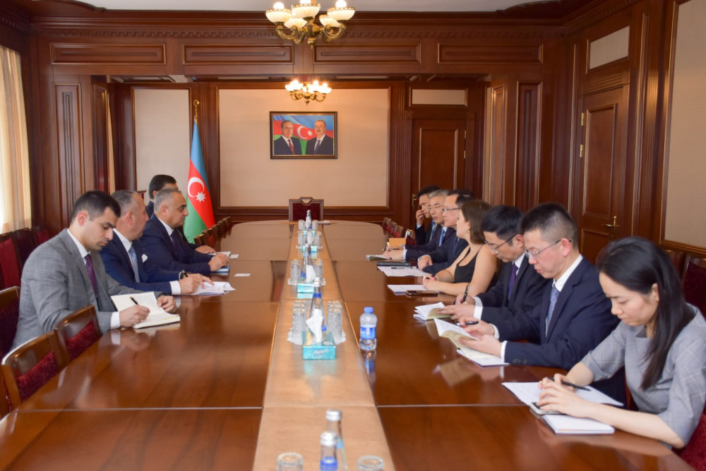 Fuad Nəcəfli  Çinin Çunçin şəhərinin rəsmi nümayəndə heyətini qəbul edib <font color=red> - FOTOLAR</font>