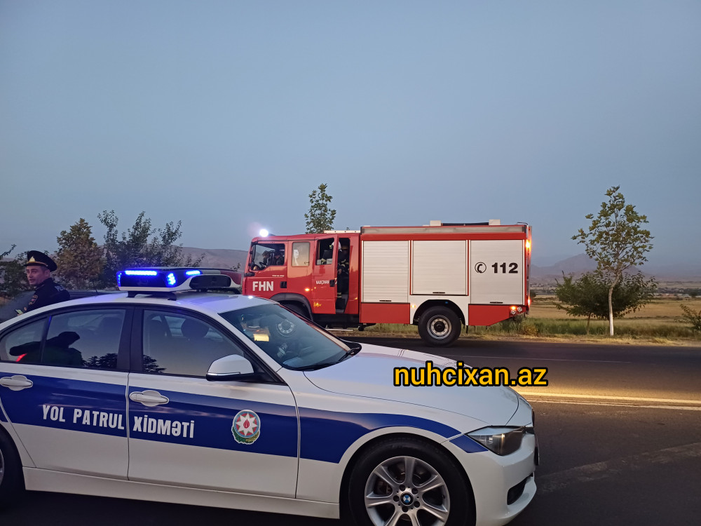 Naxçıvanda yol-nəqliyyat hadisəsi baş verib<font color=red> - FOTOLAR</font>