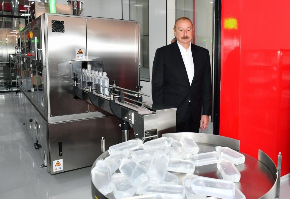 Prezident İlham Əliyev Bakıda “Diamed” dərman istehsalı zavodunun açılışında iştirak edib<font color=red> - FOTOLAR</font>
