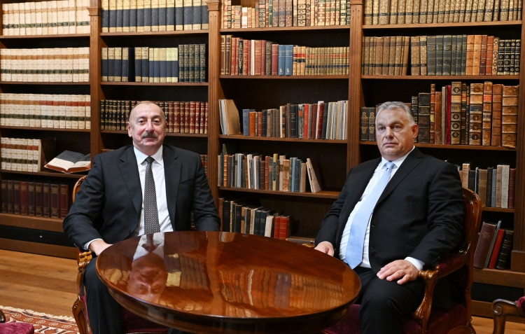 Budapeştdə Azərbaycan Prezidenti İlham Əliyevin Macarıstanın Baş naziri Viktor Orban ilə görüşü olub<font color='red'> - YENİLƏNİB</font><font color=red> - FOTOLAR</font>