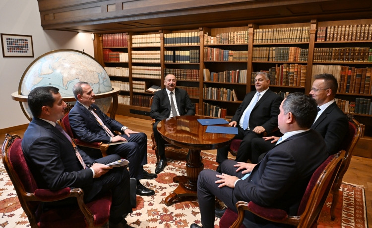 Budapeştdə Azərbaycan Prezidenti İlham Əliyevin Macarıstanın Baş naziri Viktor Orban ilə görüşü olub<font color='red'> - YENİLƏNİB</font><font color=red> - FOTOLAR</font>