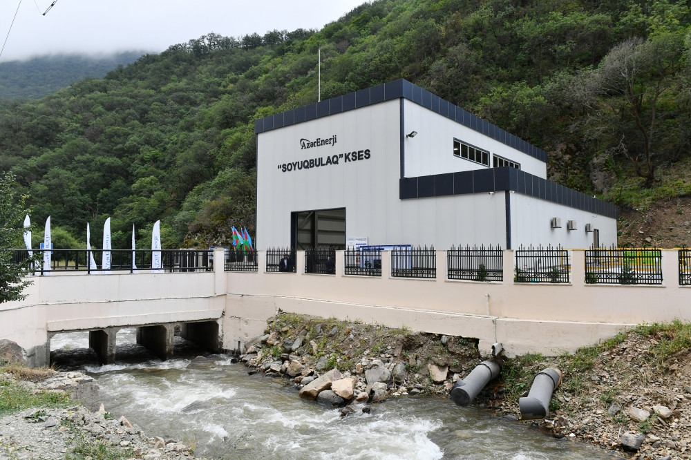 Kəlbəcərdə “Soyuqbulaq” Kiçik Su Elektrik Stansiyasının açılışı olub<font color='red'> - YENİLƏNİB</font><font color=red> - FOTOLAR</font>
