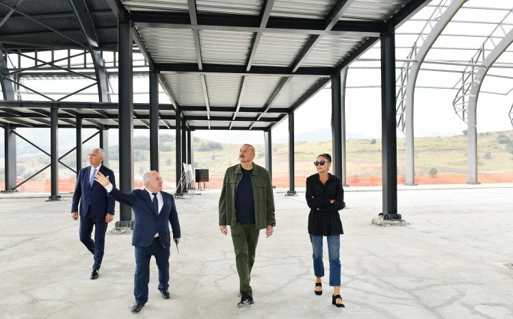 Laçın Beynəlxalq Hava Limanında aparılan tikinti işləri ilə tanışlıq<font color=red> - FOTOLAR</font>