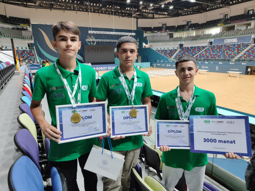 Naxçıvan məktəbliləri Dünya Robot Olimpiadasının Azərbaycan final mərhələsində qalib olublar<font color=red> - FOTOLAR</font>