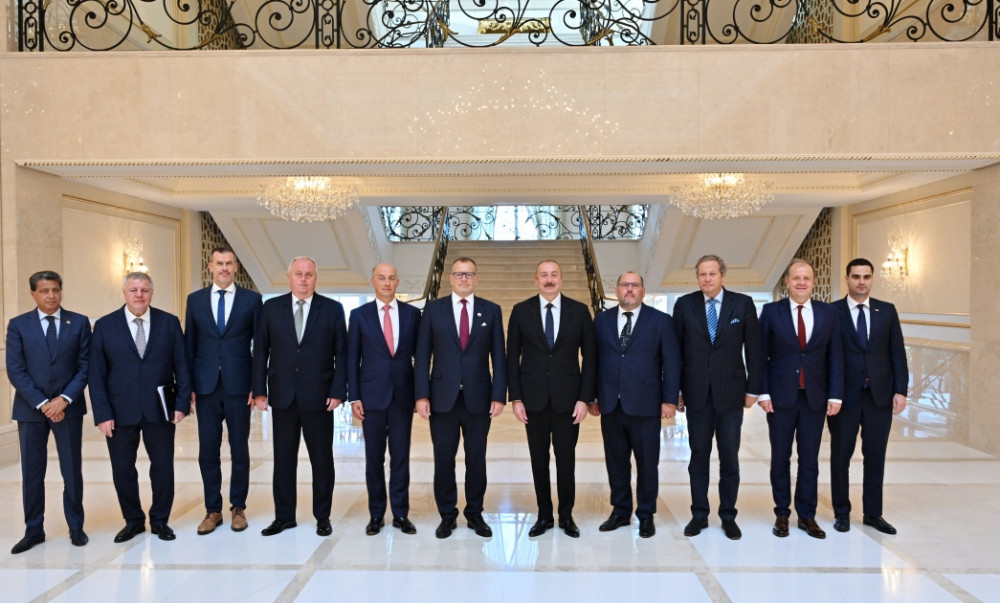 Prezident İlham Əliyev Slovakiya parlamenti sədrinin rəhbərlik etdiyi nümayəndə heyətini qəbul edib<font color=red> - FOTOLAR</font>