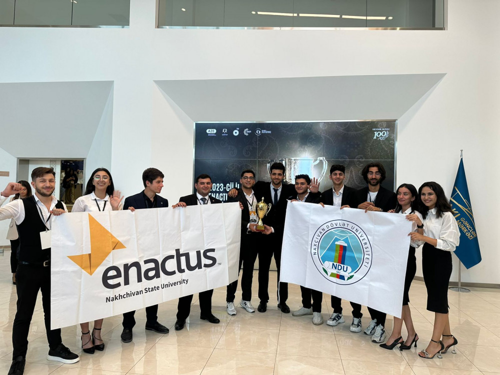Naxçıvan Dövlət Universitetinin ENACTUS komandası 2023 Enactus Azərbaycan Milli Yarışının qalibi olub<font color=red> - FOTOLAR</font>