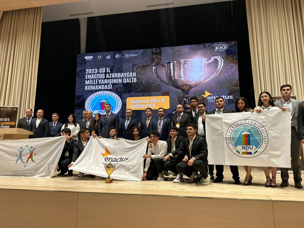 Naxçıvan Dövlət Universitetinin ENACTUS komandası 2023 Enactus Azərbaycan Milli Yarışının qalibi olub<font color=red> - FOTOLAR</font>